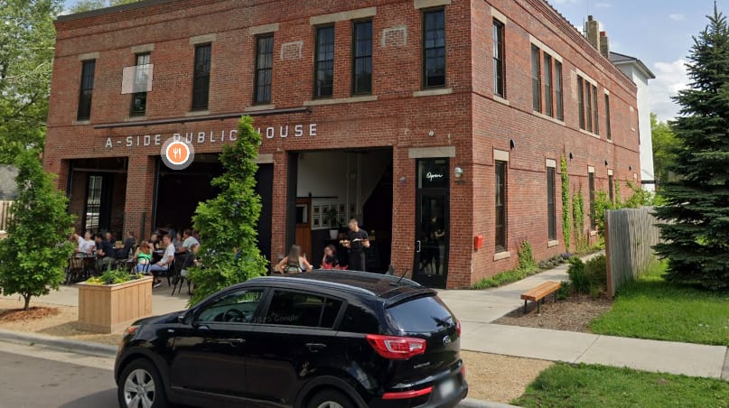 A-Side Public House on the ground floor of the Station 10 building